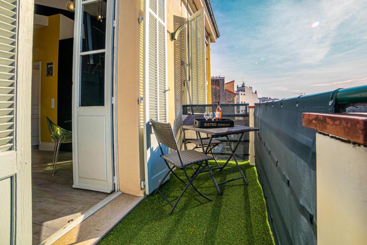 The Loft - Superb 2 Bedrooms On Top Floor With Terrace - 10Min To Palais & Beach! 戛纳 外观 照片